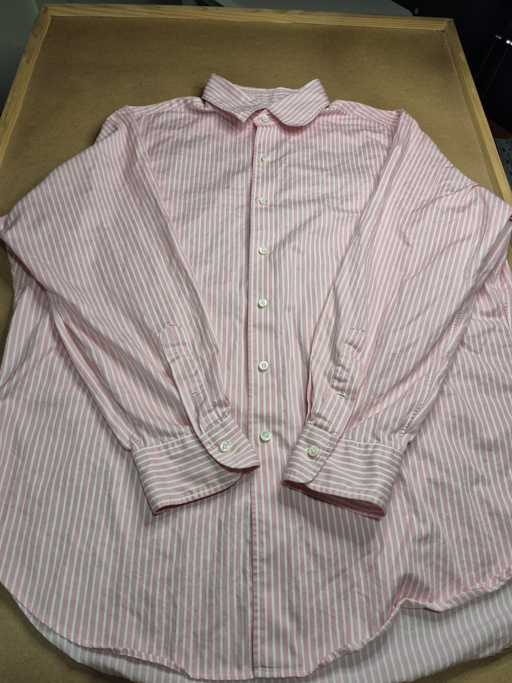 Polo by Ralph Lauren Pink & White Striped Dress Shirt 4085/5